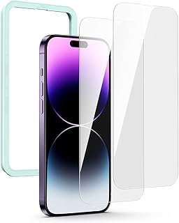 Protecteur d'écran ugreen pour iphone 14 pro max, taille 6,7 pouces, avec cadre