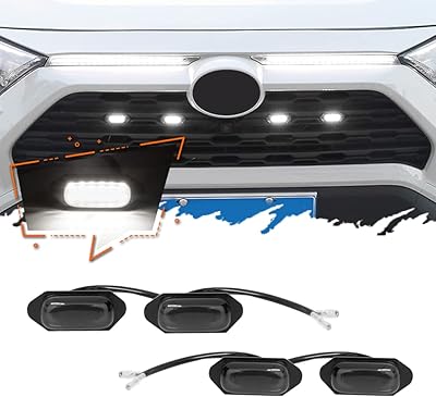 Kit de phares led turningmax blancs compatibles avec les phares pour toyota rav4