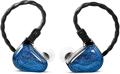Écouteurs fanmusic x-crincle zero de truther, deux pilotes intra-auriculaires dynamiques avec câble 0,78