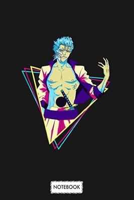 Bleach grimmjow jaegerjaquez b40910 carnet : agenda, 6x9 120 pages, couverture finition mate