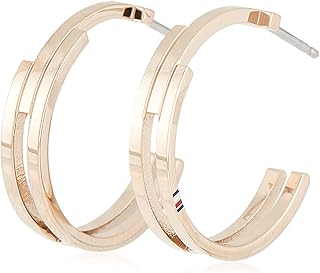 Boucles d'oreilles en métal en acier inoxydable pour femmes avec un design