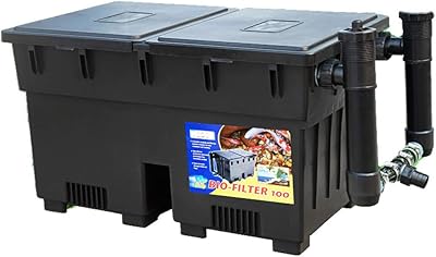 Filtre d'étang jeepo avec 2 lampes uv 24 w facile à nettoyer