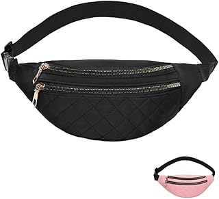 Sac banane tendance pour femme avec bretelles réglables, sac banane imperméable pour fitness