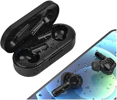 Écouteurs sans fil bluetooth 5 son stéréo intra-auriculaire commande tactile avec microphone