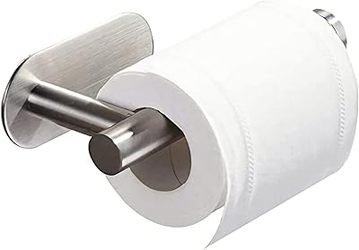Porte-papier toilette auto-adhésif amater, en acier inoxydable 304 épais de qualité supérieure, antirouille
