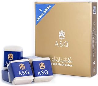 Boîte de cubes de musc solide 6 pièces