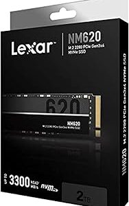 SSD NVME LEXAR 2 TO NM620 M.2 2280 PCIE 3E GÉNÉRATION X4 LECTURE