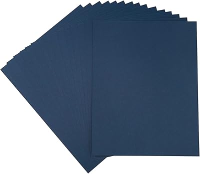 20 feuilles de papier coloré épais vierge pour la création de cartes