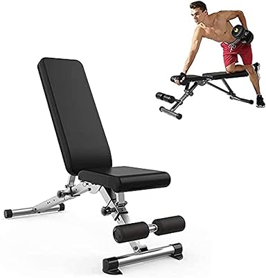 Banc de musculation réglable multi-angle miracle fitness banc confortable cadre en acier