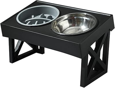Zolula bol pour animaux de compagnie double bol pour chien support réglable