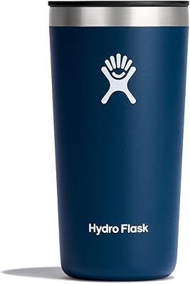 Tasse hydro flask réutilisable en acier inoxydable de 12 oz, isolée sous vide