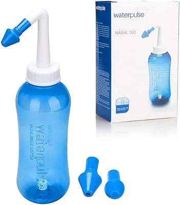 Lavage et rinçage du nez au sel mamo bear pour rhinite allergique