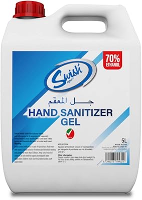 Gel désinfectant pour les mains swish 5 litres