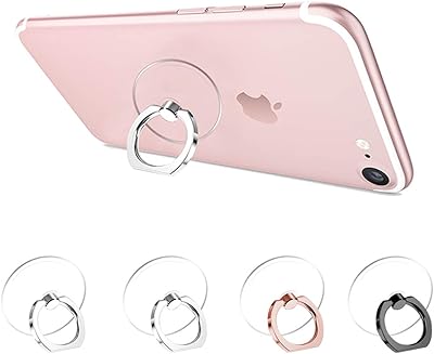 Anneau de support pour téléphone portable jusoor bay anneau transparent rotatif