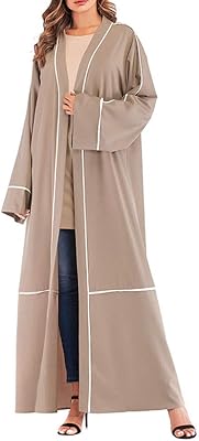 Abaya à manches longues pour femmes avec caftan dubai design islamique