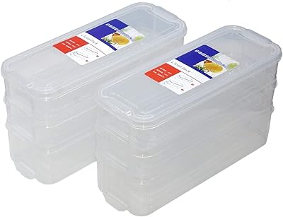 Alyssa 6l bacs de conservation des aliments 3 couches de stockage des aliments