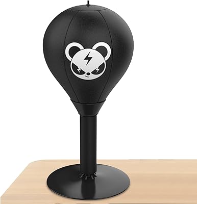 Outil de réduction du stress, sac de frappe de bureau avec ventouse |