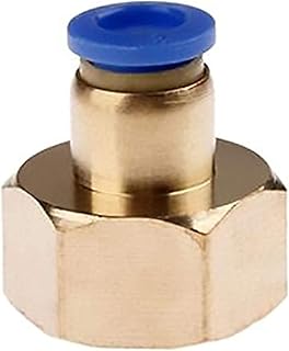 1 pièce femelle vers raccord de pression pneumatique enfichable de 8 mm