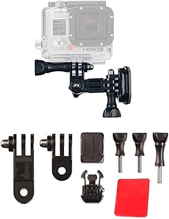 Kit de montage latéral pour casque de moto pour gopro hero 10/9/8/7/6/5/4 black