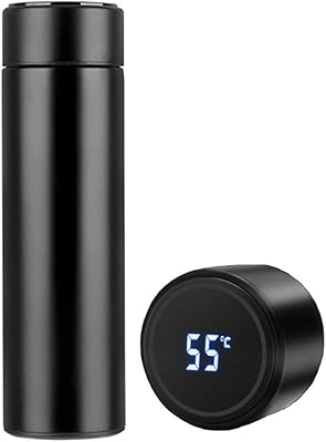Bouteille d'eau lukmi avec affichage de la température led bouteille isolée