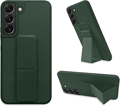 Coque pour téléphone portable samsung galaxy s22 avec béquille arrière magnétique en silicone
