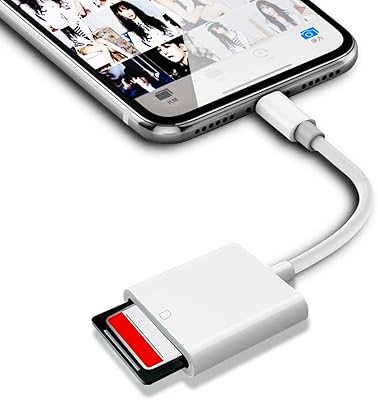 [certifié apple mfi] lecteur de carte sd pour iphone/ipad, adaptateur de lecteur de caméra lightning vers sd pour iphone 13/12/11/x/xs/xr/8/7 ipad, prise en charge ios 9-15 dernier, plug and play. Le discount haut de gamme, c'est possible avec Diaytar