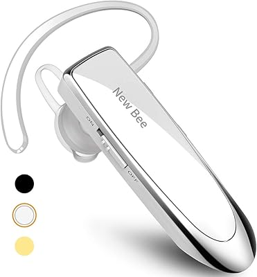 New bee bluetooth v5.0 écouteurs sans fil mains libres 24 heures de conduite