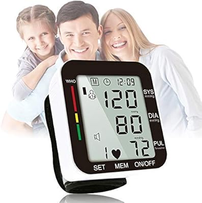 Tensiomètre au poignet kochanvi, mesure entièrement automatique avec écran lcd numérique et sac