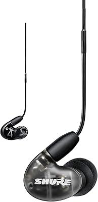 Écouteurs filaires à isolation sonore sure oniq 4, son immersif, design ergonomique, discret