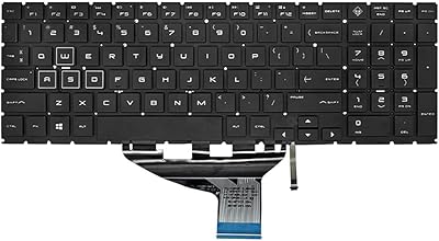 Clavier d'ordinateur portable hp omen 15-dc0000 15-dc1000 noir version usa