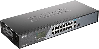 D-link dss-100e-18p 18 ports fast ethernet non gérés prend en charge une portée