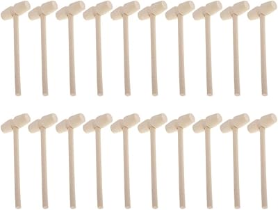 Jouet et una 20 mini marteaux en bois pour que les enfants jouent et apprennent, mini marteau broyeur d'aliments, mini marteau domestique (ovale). Diaytar Sénégal : Parce que chaque FCFA compte