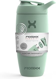 Bouteille d'eau isotherme purmix promix en acier inoxydable avec bol mixeur, 550 ml