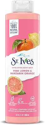 Gel douche exfoliant steves radiant skin au parfum de citron rose et d'orange