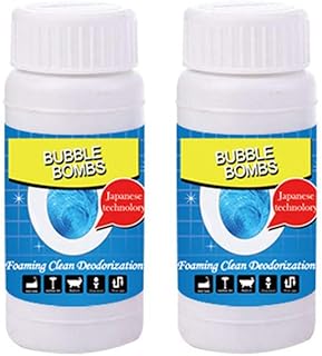 2 pièces bombes à bulles nettoyant moussant rapide pour toilettes machine à laver