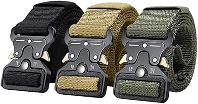 Ceinture pour hommes, ceinture tactique 3 pièces, ceinture de style militaire, ceinture décontractée pour hommes. Découvrez le shopping sans frontières avec Diaytar Sénégal