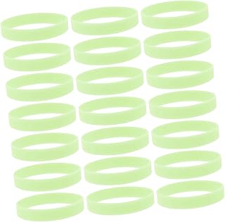 Beavorty 100 pièces bracelet en silicone lumineux bracelets en silicone cadeaux de course