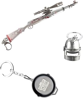 Porte-clés en métal, 3 pièces, pendentif en fer, comprenant une poêle à frire
