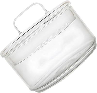 Bol à mélanger à salade en verre yarino avec couvercle, bol à dessert