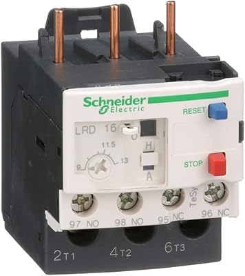 Relais thermique de surcharge schneider lrd 16 (6 kv, 3 pièces)