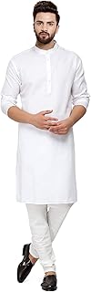 Gowri laxmi enterprise kurta en coton coupe régulière pour homme noir
