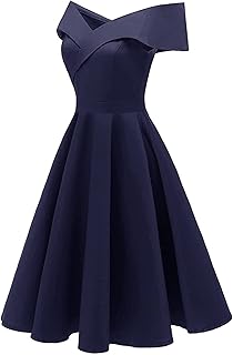 Robe de soirée élégante pour femmes, robes sans manches, robe mi-longue trapèze, couleur