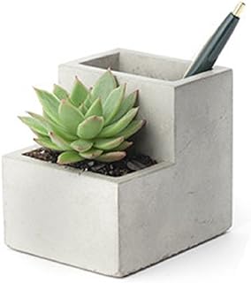 Jardinière de bureau en béton kickerland, taille s (pl02-s)