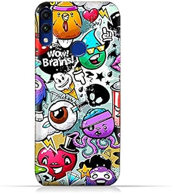 Coque de protection en tpu amc design pour honor 8c avec motif