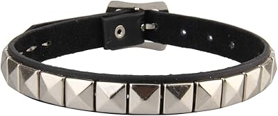 Collier gothique à pointes cloutées galcony, punk rock, collier avec pendentif en cuir véritable pour femmes, adolescentes, filles, sœur. Diaytar Sénégal : Simplicité, rapidité, économie