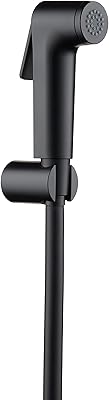 Shattaf portatif hassanit shattaf, shattaf de toilette en laiton massif - noir