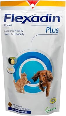 Vetoquinol flexadin plus à mâcher pour chats et petits chiens 12,69 oz