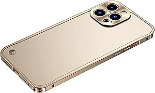 Coque de téléphone portable résistante aux chocs avec cadre en métal pour iphone