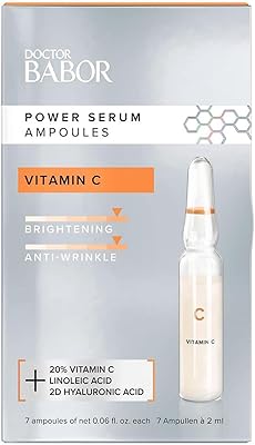 Ampoule power serum : vitamine c | éclaircissant, antirides et protection | acide