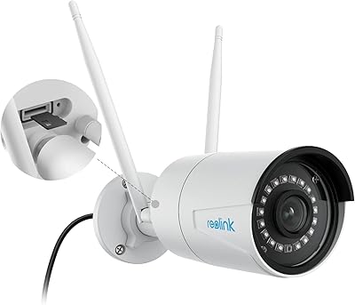 Caméra de sécurité extérieure, système de caméra de sécurité rio link 4mp home